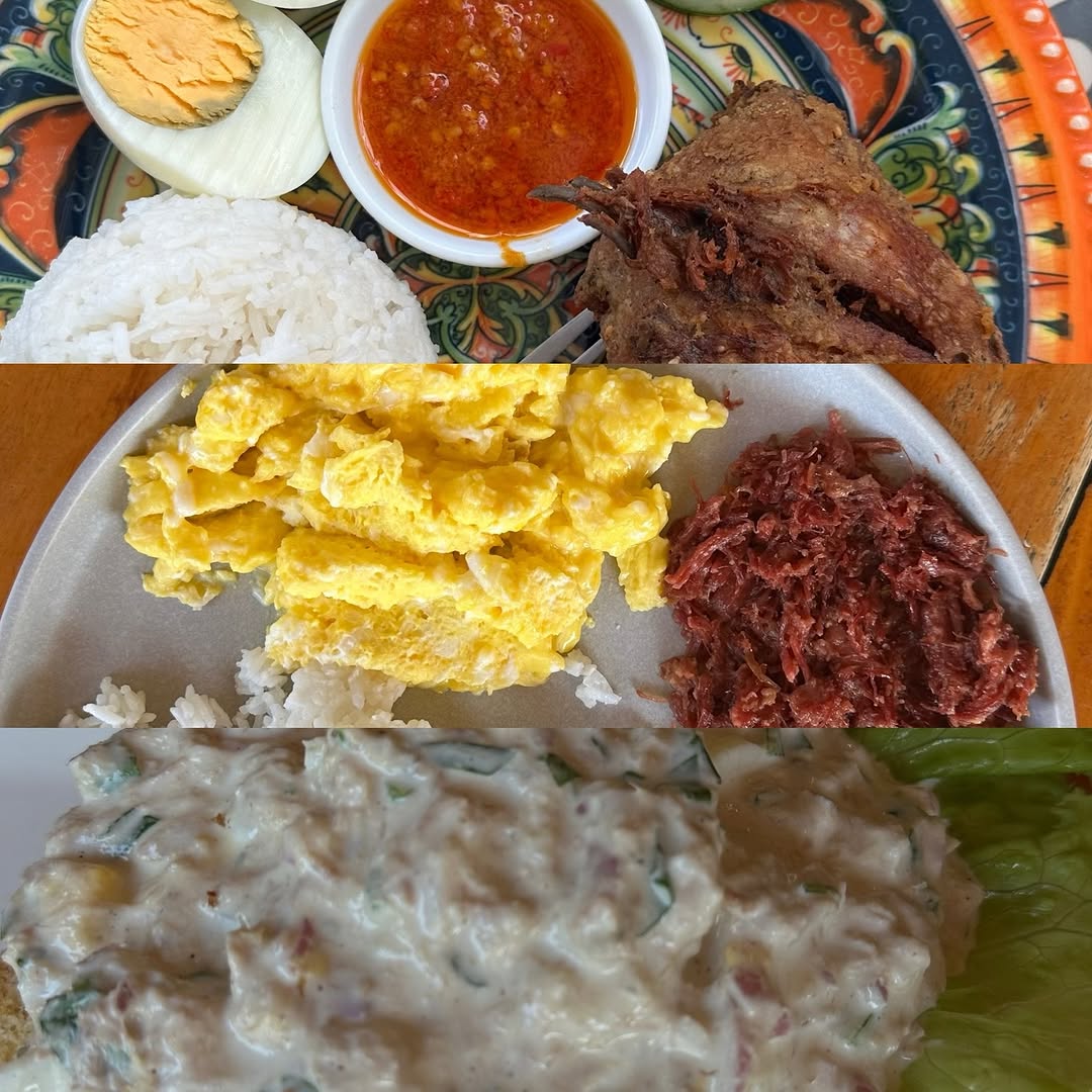 Filipino breakfast and local food in Siargao